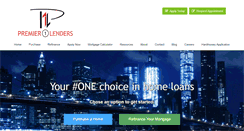 Desktop Screenshot of premieronelenders.com
